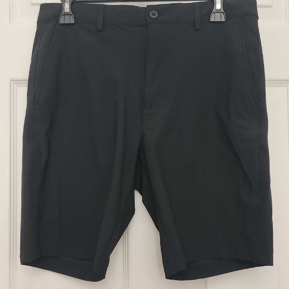 Greg Norman Collection Black Stretch Shorts - Picture 2 of 12
